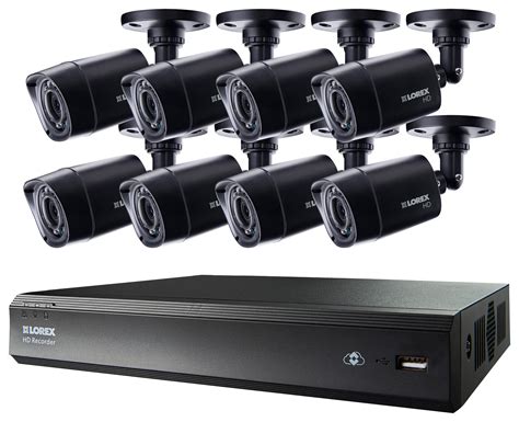 Lorex 16-Channel, 8-Camera Indoor/Outdoor High-Definition DVR Security ...