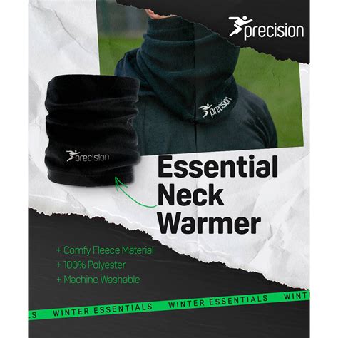 Precision Gk Essential Keeper Neck Warmer Black Just Keepers