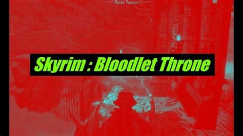 Of course, in order to curevampirism, they need to get infected first. Skyrim : Vampire Quest , The Bloodlet Throne - YouTube