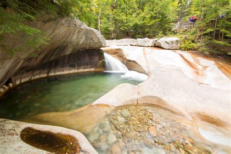 The Waterfalls Of Franconia Nh State Parks