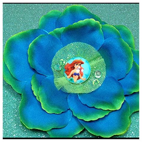 Disney The Little Mermaid Ariel Hair Flower Clip By Classyntrashy 15