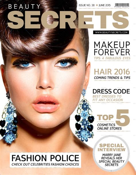 Free 20 Beauty Magazines In Psd Vector Eps Indesign