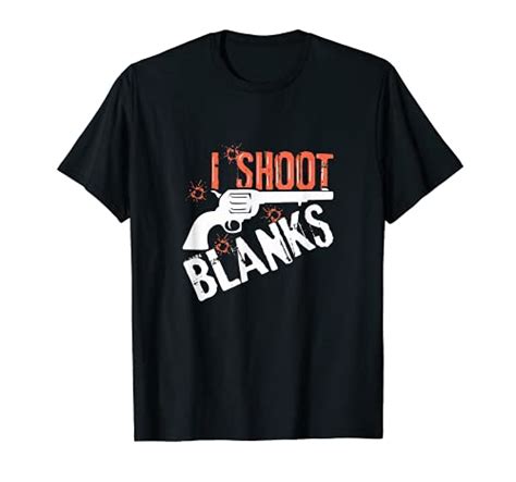 mens funny vasectomy i shoot blanks for a husband t shirt t shirt junkies funny