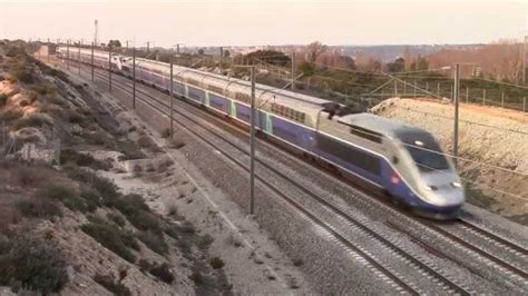 High Speed Train Tgvtgv Carmillon On Lgv Med Youtube