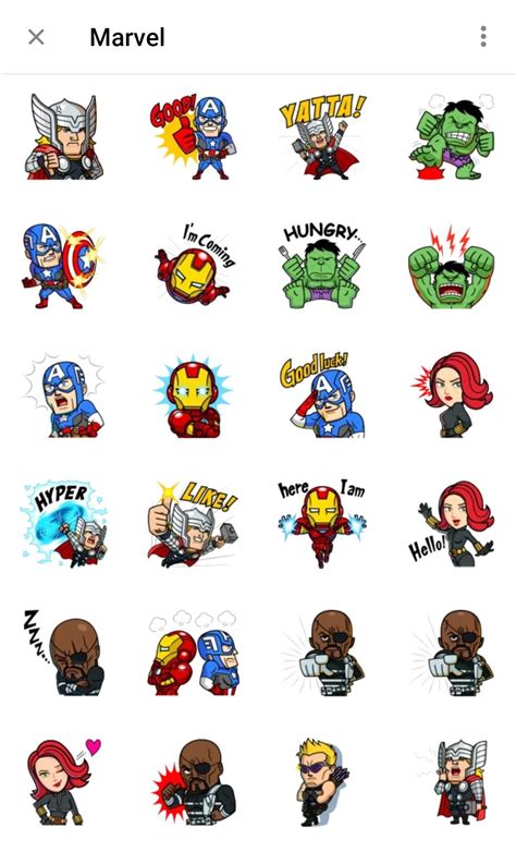 Printable Marvel Stickers Printable Word Searches