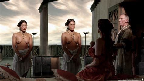 Lesley Ann Brandt Topless In Spartacus Gods Of The Arena