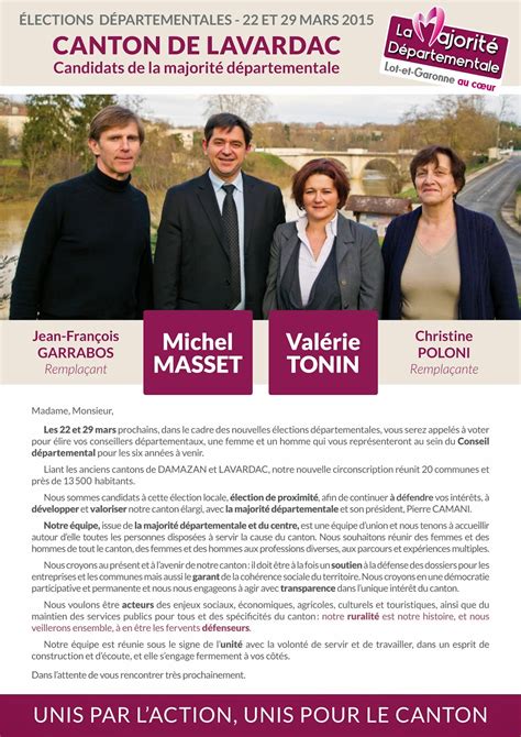 Retrouvez toutes les informations concernant les élections départementales de 2021. Election départementale 2015 Lavardac - Michel Masset ...