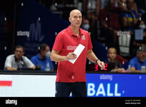 John Speraw Head Coach Usa Volley Team During The Volleyball