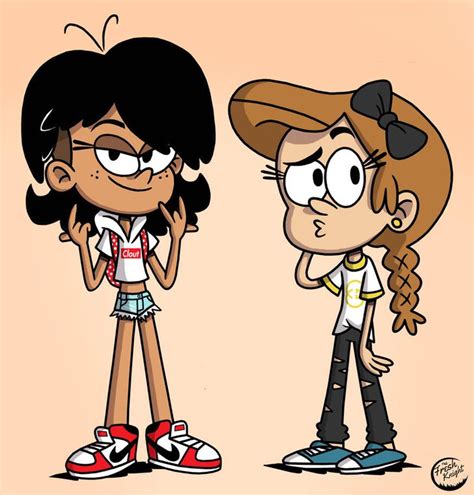 Stella And Girl Jordan By Thefreshknight Loud House Characters
