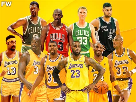 Los Angeles Lakers Have 6 Of Top 10 Greatest Players Of All Time