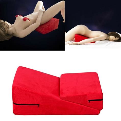 Sex Pillow Aid Cushion Bolster Love Position Kit Set Furniture Couple