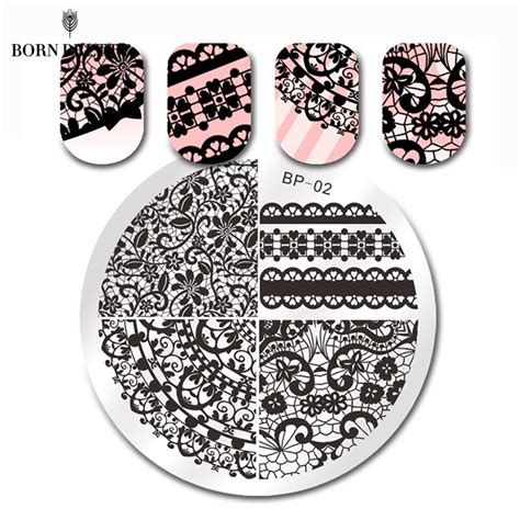 Buy Born Pretty Chic Lace Pattern Nail Art Stamping