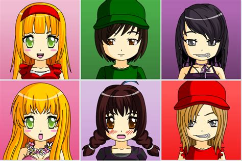 A chibi is a small or child version of a character often depicted in anime and manga. Anime FaceMaker: My DKC OC's by MagikuMaggi on DeviantArt