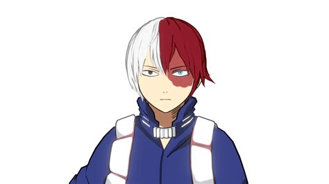 Shoto Todoroki In 2021 Drawings Anime Drawings Sketches Anime Canvas