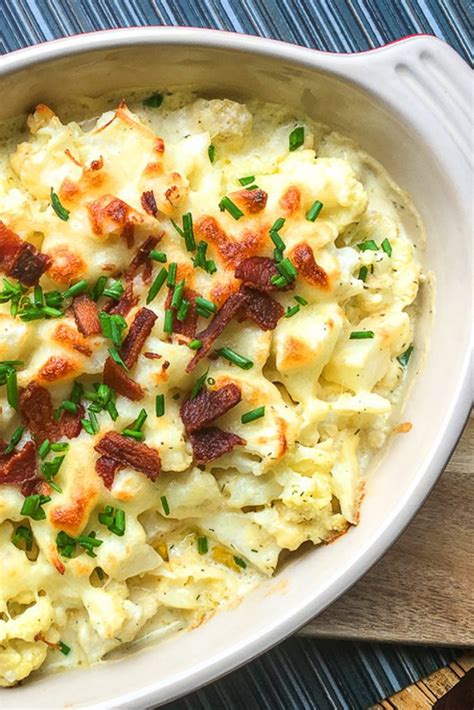 Low carb cauliflower and cheese recipe. Keto Loaded Cauliflower Casserole | Delightfully Low Carb