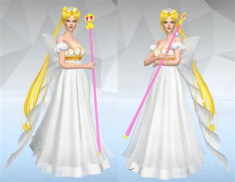 Princess Neo Queen Serenity Sailor Moon Dress Tumblr Sims 4