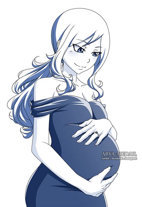 Pregnant Juvia By Arya Aiedail On Deviantart Anime Pregnant Anime