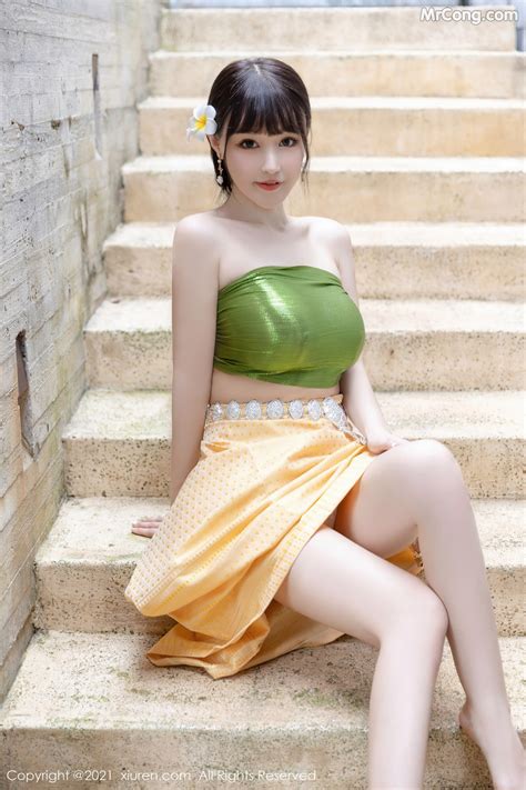 XIUREN No Zhu Ke Er 朱可儿Flower photos China Girl Club