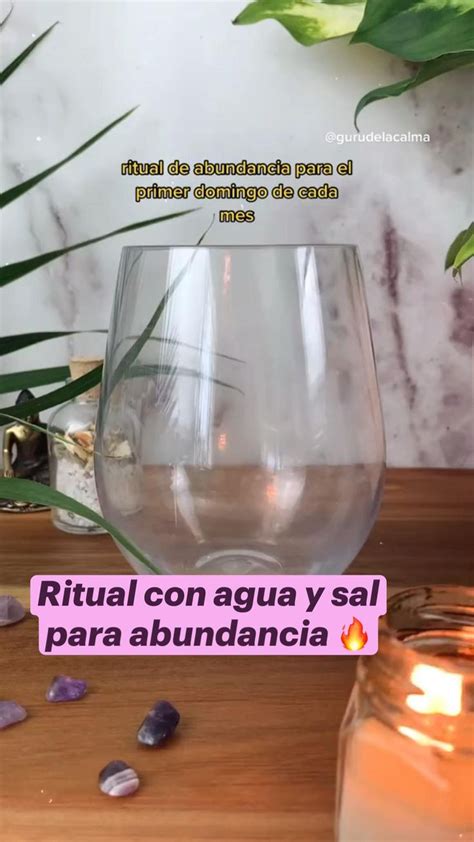 Ritual Con Agua Y Sal Para Abundancia Primer Domingo De Cada Mes En