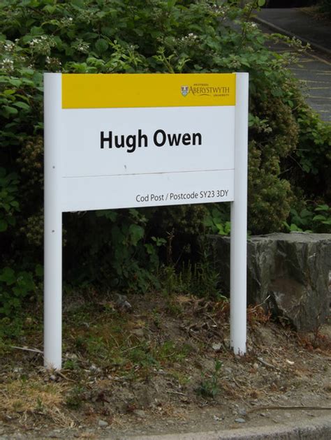 Hugh Owen Sign © Geographer Geograph Britain And Ireland