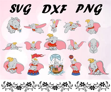 Dumbo Svg Dumbo Svg File Dumbo Svg Bundle Dumbo Svg Cricut The Best