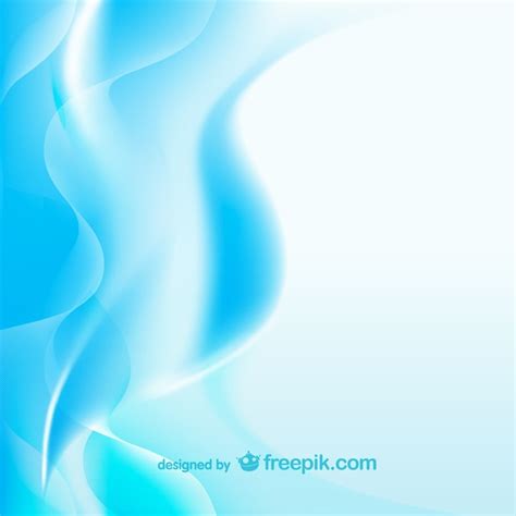 Free Vector Light Blue Wavy Background