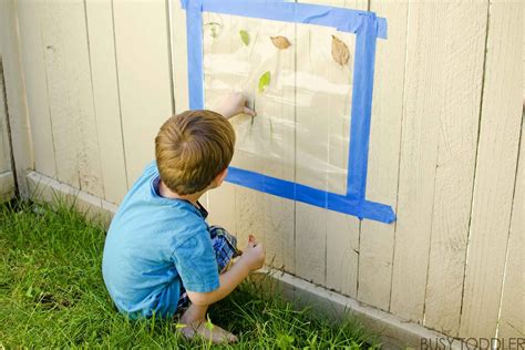 Outside Sticky Wall Busy Toddler