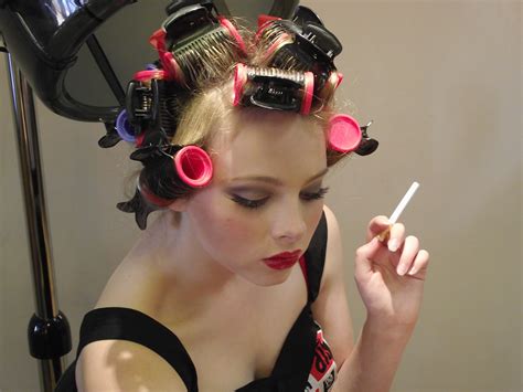 I Worked In A Hairdressers And Loved It When My Customers Lit Up Hair Curlers Hair Rollers