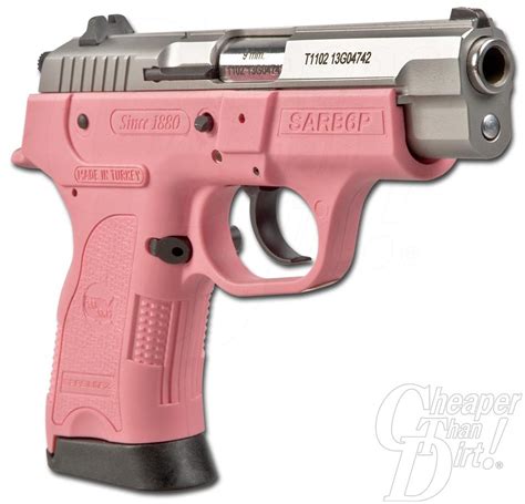 Bolsos De Trapillo Pink Handguns For Women 9mm