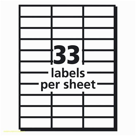 Label Templates 30 Per Page Awesome Avery 30 Labels Per Sheet Template