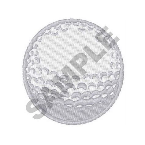 Golf Ball Embroidery Design Machine Embroidery Etsy