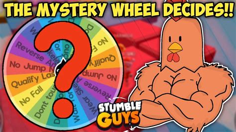 the wheel decides which challenge i do in stumble guys youtube