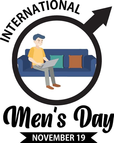 International Mens Day For Poster Or Banner Design 14074211 Vector Art