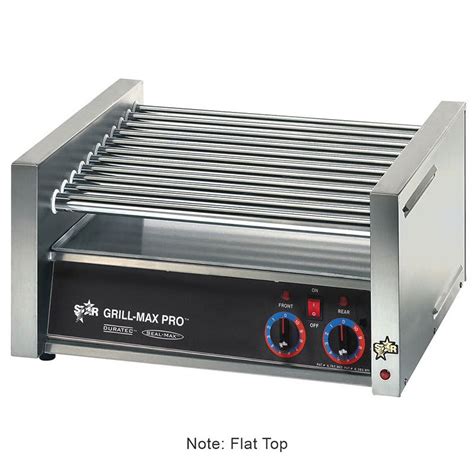 Star 50cf 50 Hot Dog Roller Grill Flat Top 120v