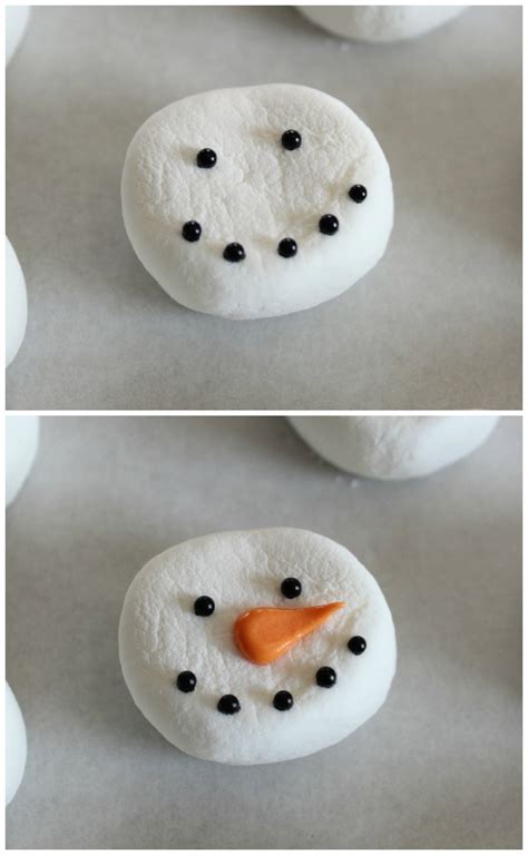 Snowman Marshmallows 6 Marshmallow Snowman Christmas Crafts For