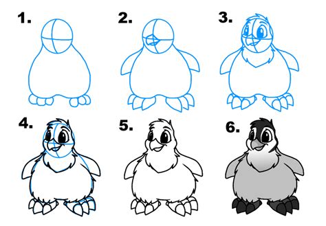 Baby Penguin Drawing Tutorial By Enricthepenguin92 On