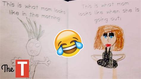 10 Funniest Kid Drawings That Say A Lot About Their Parents Youtube