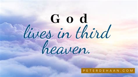 The Third Heaven Christian Living Author Peter Dehaan