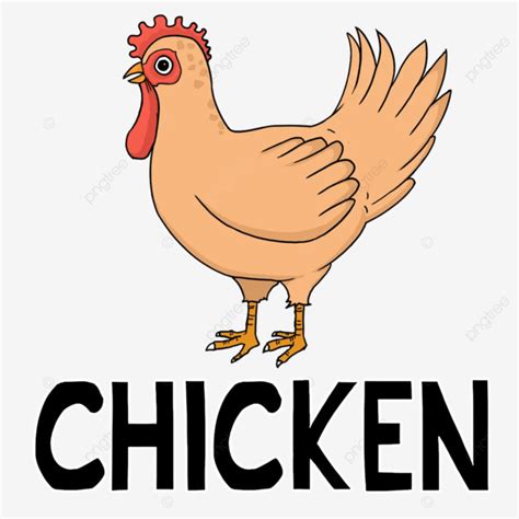 Chicken Orange Clipart Cartoon Illustration Chicken Clipart Orange