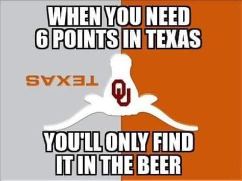 Oklahoma Sooners Football Texas Humor Texas
