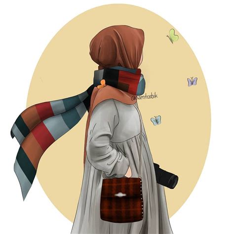 Anime dijital çizimi- Kapalı kız çizimi / tesettür #artworld #art #