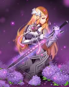 Sword Girl By Renian Anime Warrior Girls Anime Warrior Girl Silver
