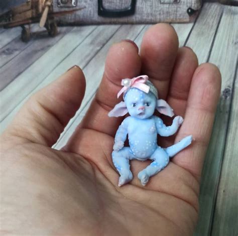 Silicone Mini Baby Avatar 2 Inch Full Silicone Body Etsy
