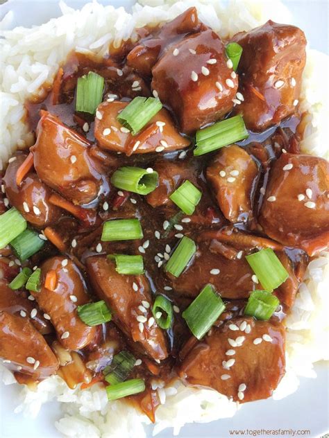 Typically mongolian beef is made with flank steak, but top round beef can also be used. Slow Cooker Mongolian Chicken - Together as Family
