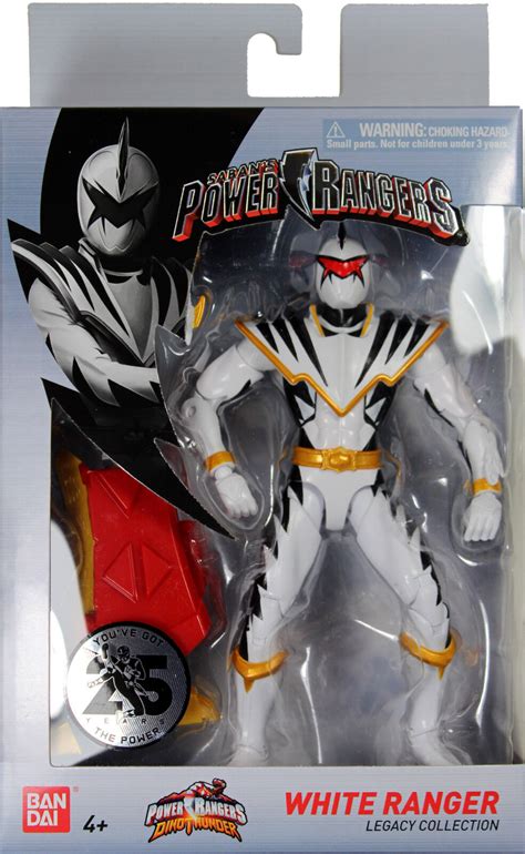Power Rangers Dino Thunder ~ White Ranger Legacy Action Figure ~ Mmpr