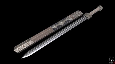 Ancient Chinese Jian Sword Model Turbosquid 1771278