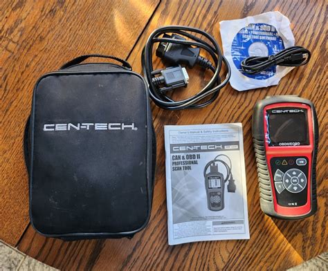 Cen Tech Obd 2 Obd Ii And Can Deluxe Scan Tool Automotive Scanner 60694
