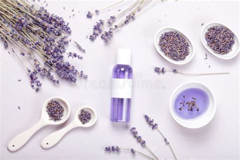 spa lavender products stock image image of collection 19845303