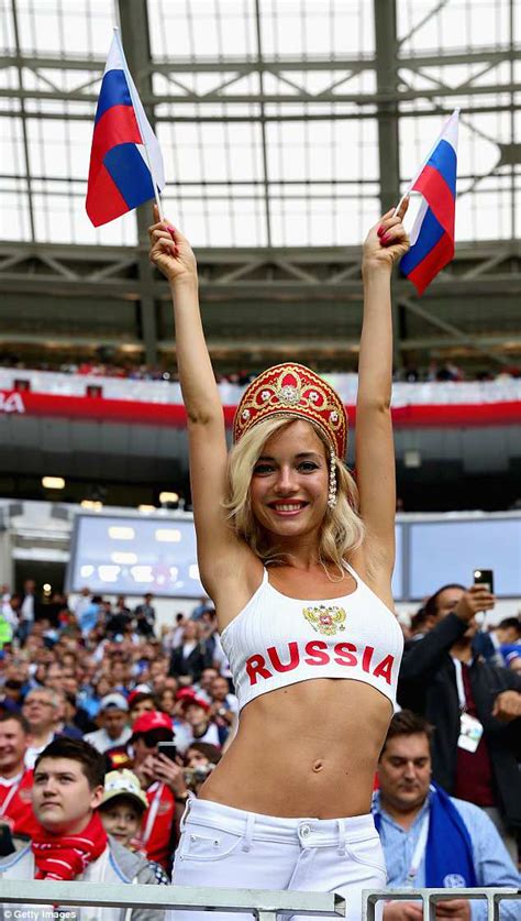 russian fan labelled world cup s sexiest supporter is a porn star daily mail online