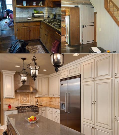Before After Traditional Kitchen Remodel Redesign And Build By The